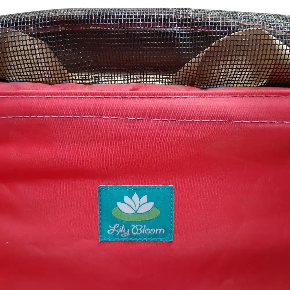 LILY BLOOM Travel PET CARRIER Roller SM/MED Forest Squirrel